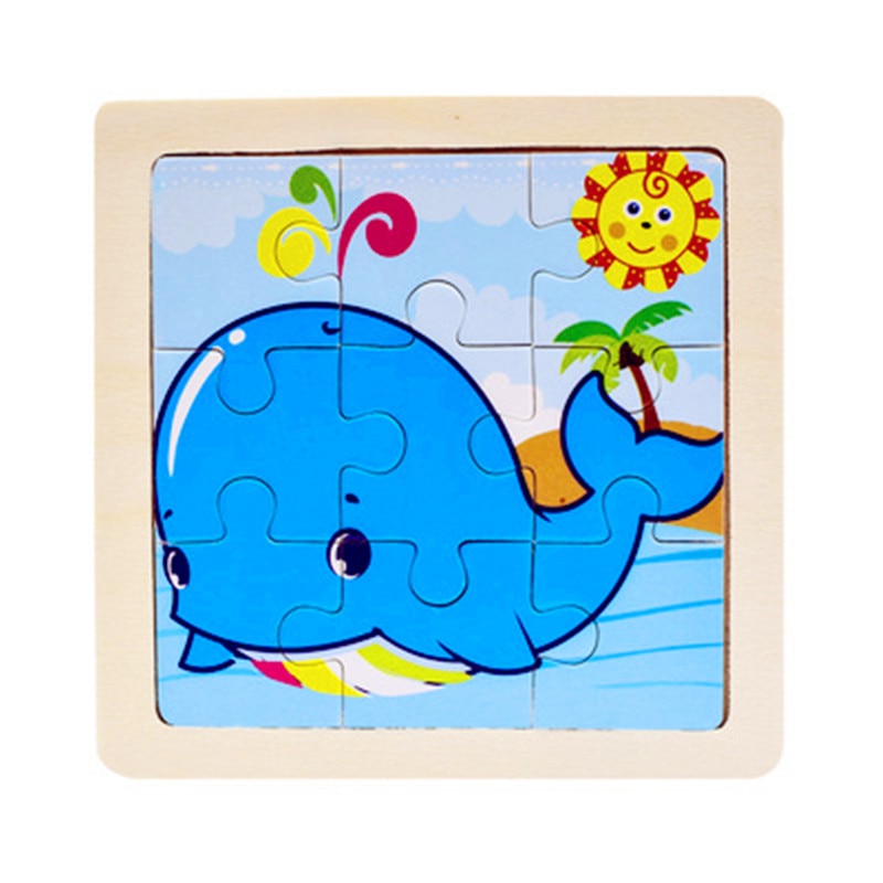 Wooden Jigsaw Puzzles Kids Activity